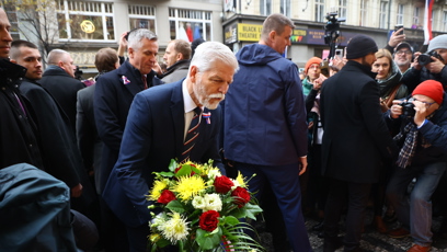 FOTO: Petr Pavel na Národní třídu také dorazil.