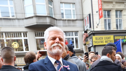 FOTO: Petr Pavel na Národní třídu také dorazil.