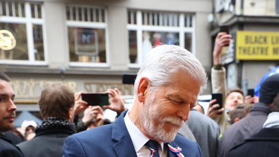 FOTO: Petr Pavel na Národní třídu také dorazil.