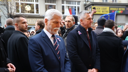 FOTO: Petr Pavel na Národní třídu také dorazil.