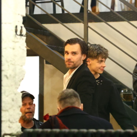 Leoš Mareš se synem Matějem. 