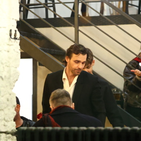 Leoš Mareš na afterparty. 