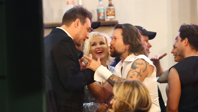 FOTO: Vojta Dyk se bavil s Richardem Krajčem.