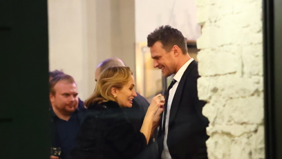 FOTO: Monika Absolonová byla samý úsměv.