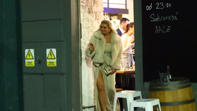 FOTO: Lucie Borhyová na odchodu.