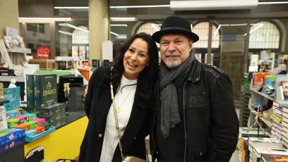 FOTO: Petr Kolář a Heidi Janků měli dobrou náladu.