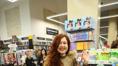 FOTO: Eva Toulová v bizarním oblečku.