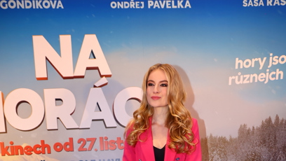 FOTO: Michaela Pecháčková na premiéře Na horách.