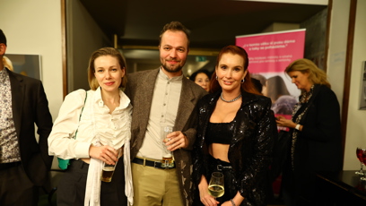 FOTO: Herečka Denisa Nesvačilová měla dobrou náladu.