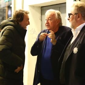 Jiří Lábus na premiéře komedie Milion.