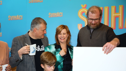 FOTO: Při představování filmu Šviháci bylo veselo.