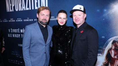 FOTO: Petr Lněnička, Natalia Germani a Ladislav Hampl vyrazili na premiéru.