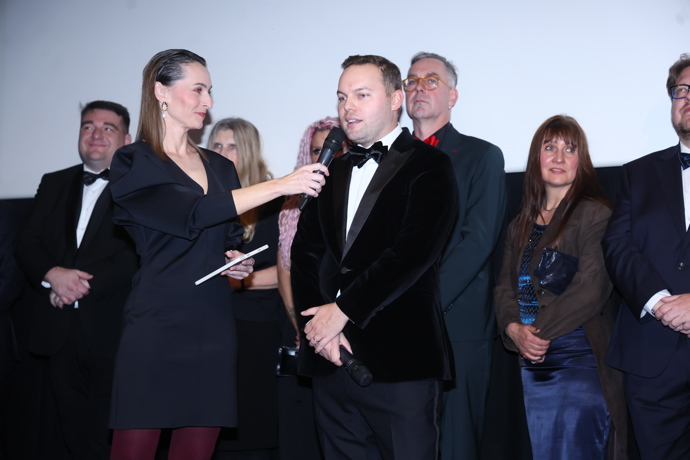 FOTO: Daniel Pánek na premiéře filmu Neporazitelní.