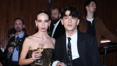 FOTO: Módní návrhářka Debbie Brown a Jan Bendig.