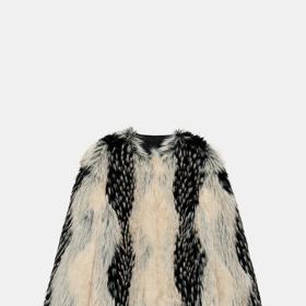 Krátký kabát z umělé kožešiny, Zara, 2599 Kč