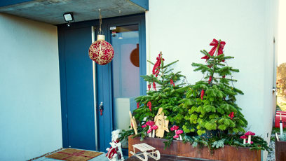 FOTO: Agáta Hanychová neponechala ohledně vánoční výzdoby nic náhodě.