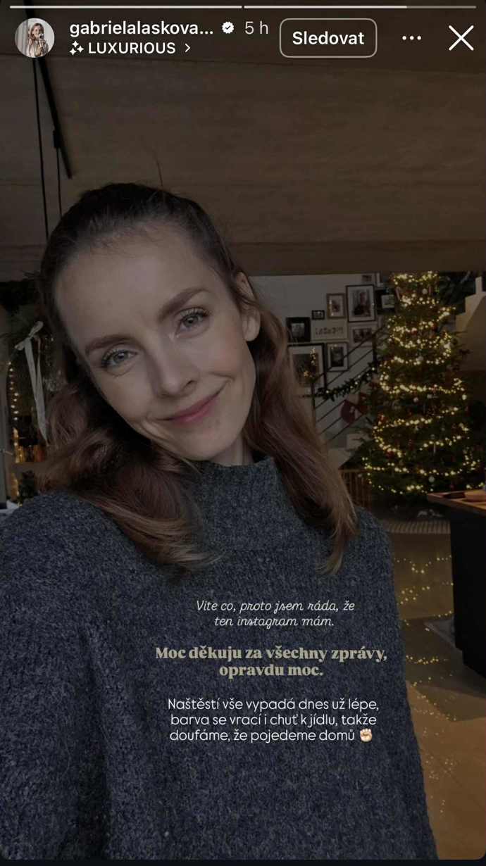 FOTO: Gabriela Lašková doufá, že  brzy budou všichni pohromadě. – stránka 1