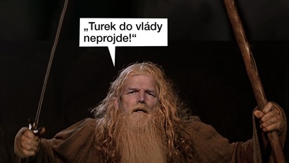 FOTO: Petr Pavel jako Gandalf.