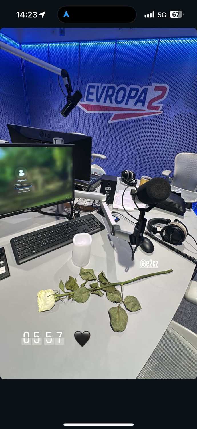 FOTO: Pracovní stůl Patrika Hezuckého.