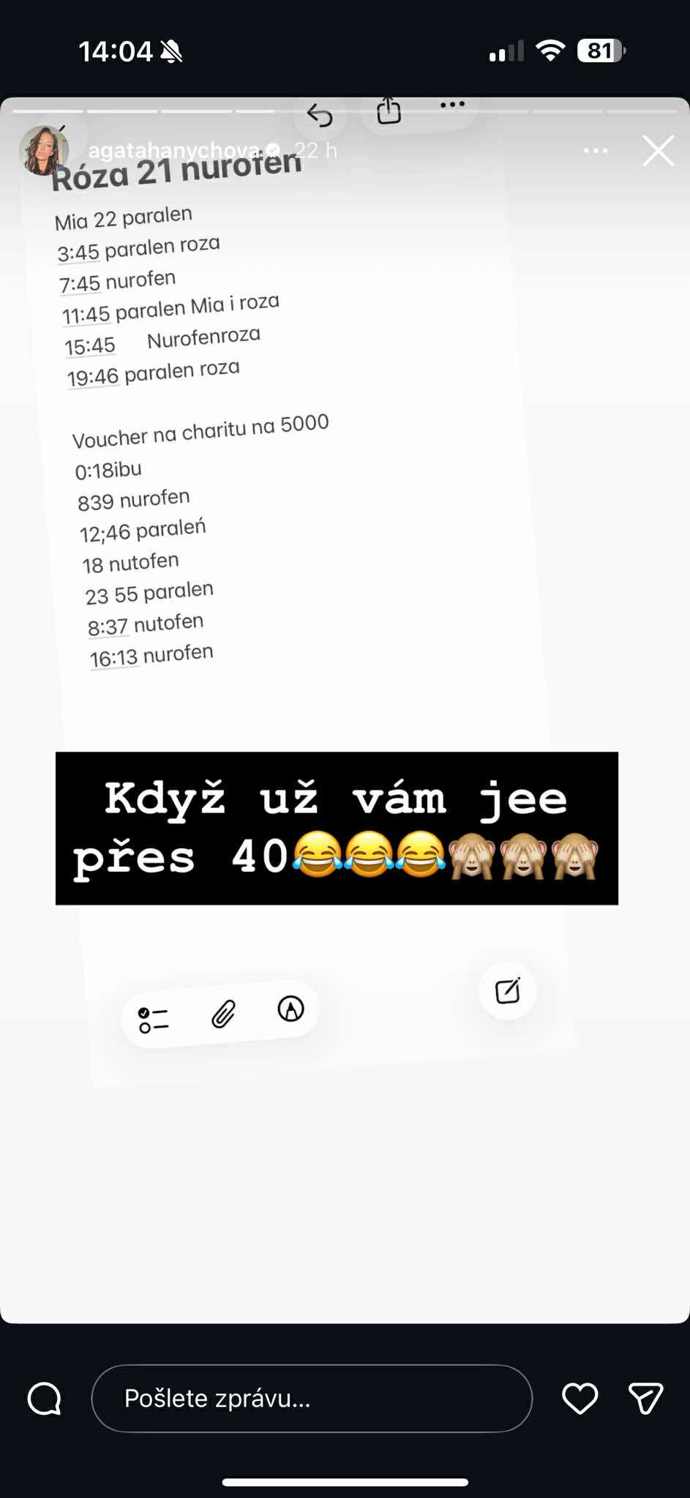 FOTO: Agáta Hanychová nemá klid ani o Vánocích.