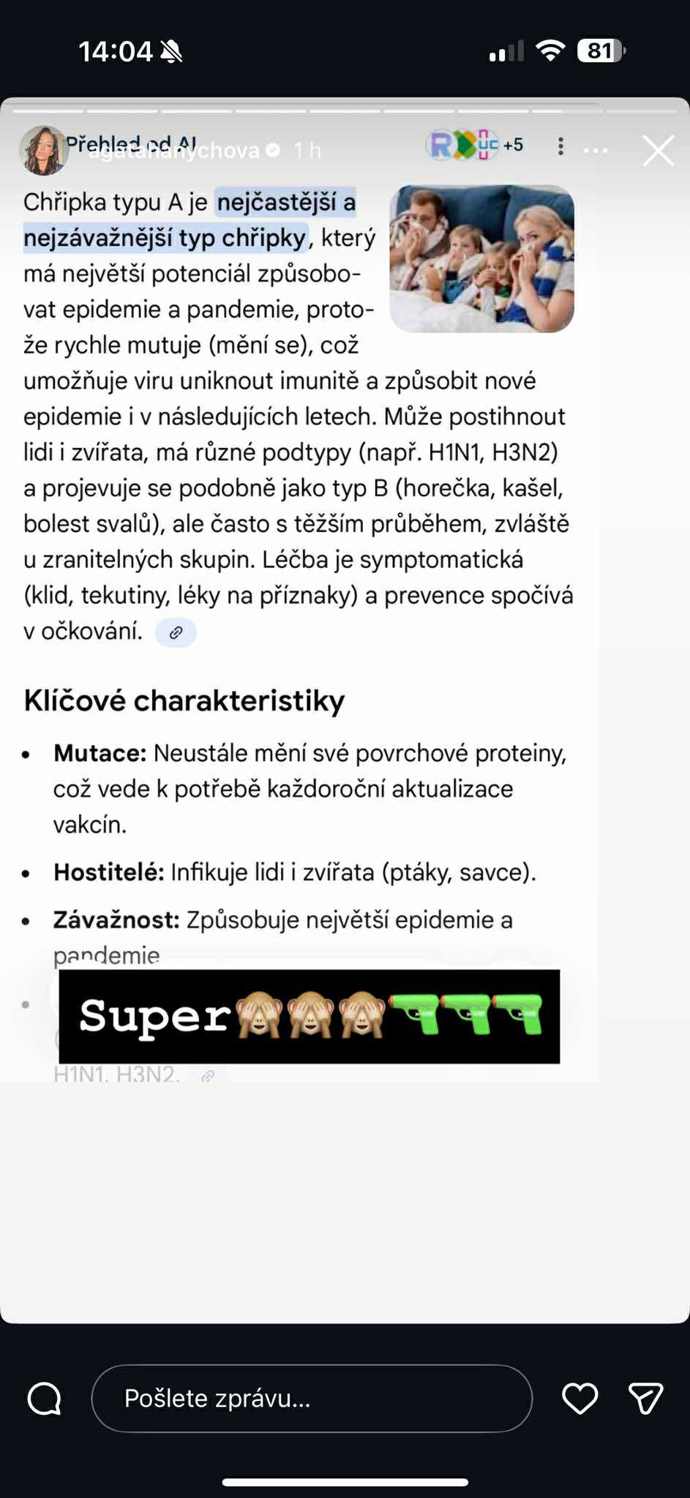 FOTO: Agáta Hanychová má nemocné holčičky. – stránka 1