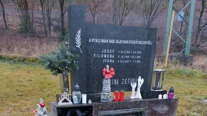 FOTO: Místo posledního odpočinku Heleny Zeťové.