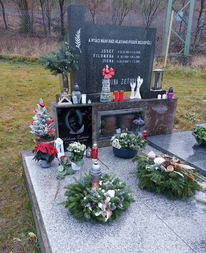 FOTO: Místo posledního odpočinku Heleny Zeťové. – stránka 2