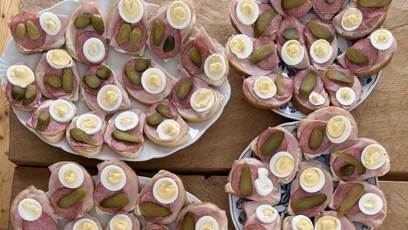 FOTO: Petr Fiala udělal na Silvestra chlebíčky.