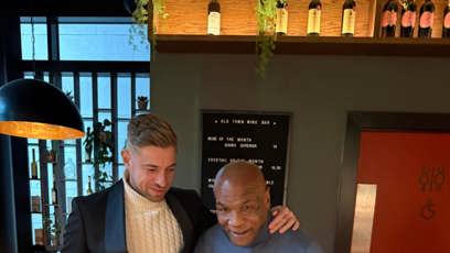 FOTO: Petr Větrovský s Mikem Tysonem.