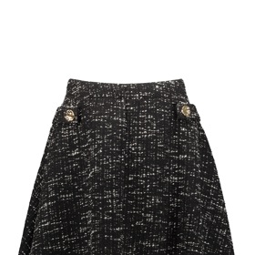 Úpletová mini sukně s knoflík, F&F, 499 Kč