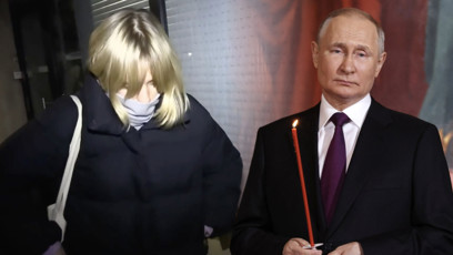 FOTO: Putinova dcera Luza Rozova v Paříži.