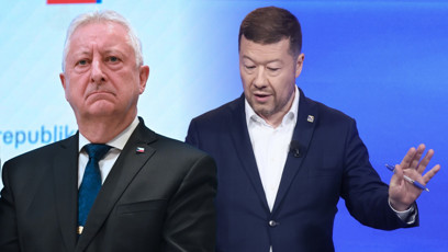 FOTO: Tomio Okamura vyvrátil slova ministra obrany Jaromíra Zůny.