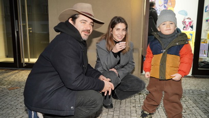 FOTO: Vojta Kotek ukázal rodinku.