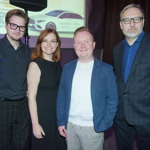 Partička lovců ráda navštěvuje společenské akce televize Nova. 