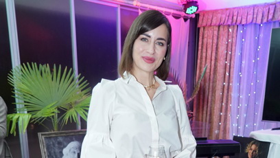 FOTO: Alex Mynářová na křtu kalendáře Jakuba Ludvíka.