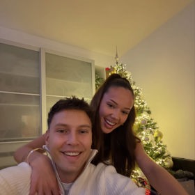 Pítr s Gábi ukázali stromeček. 