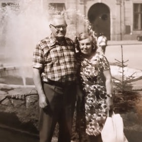 Milada Ježková s manželem.