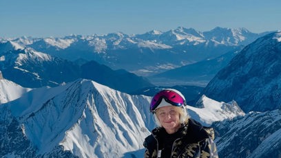 FOTO: Veronika Žilková v Alpách.