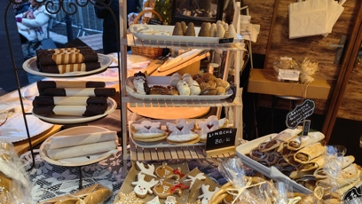 FOTO: Stánky na Staroměstském náměstí.