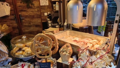 FOTO: Stánky na Staroměstském náměstí.