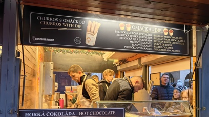 FOTO: Stánky na Staroměstském náměstí.