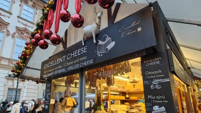 FOTO: Stánky na Staroměstském náměstí.