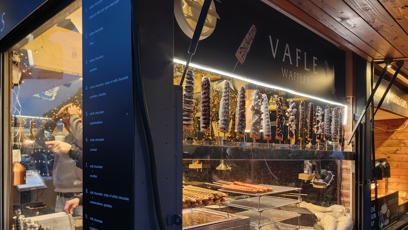 FOTO: Stánky na Staroměstském náměstí.