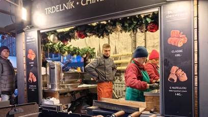 FOTO: Stánky na Staroměstském náměstí.
