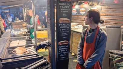 FOTO: Stánky na Staroměstském náměstí.