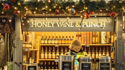 FOTO: Stánky na Staroměstském náměstí.