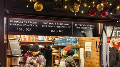 FOTO: Stánky na Vánočních trzích.