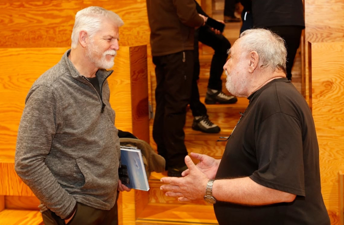 FOTO: Petr Pavel se dobře bavil.