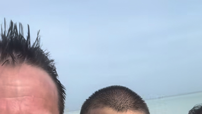 FOTO: Agáta Hanychová s Kryšpínem a Miroslavem.