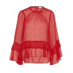 Pro dosažení podobného efektu jako Jitka Zelenková můžete sáhnout třeba po průhlední blůzce, která přímo vybízí k vrstvení. Tento kousek prodává značka Saint Tropez za 1560 Kč